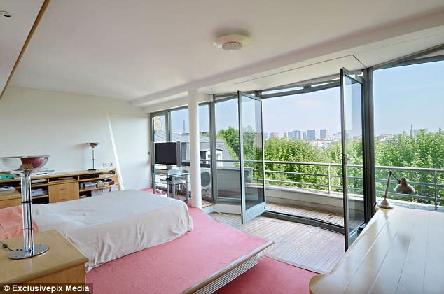 Pretty in pink: Many of the bedrooms feature stunning views