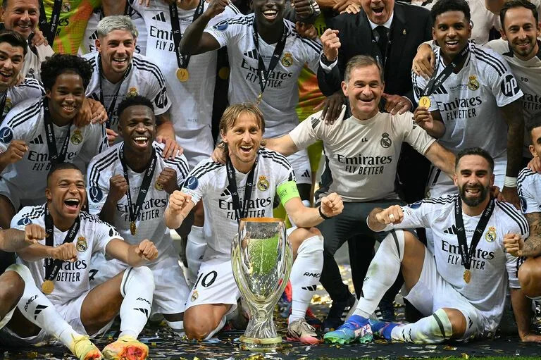 Real Madrid es campeón de la Supercopa europea por sexta vez