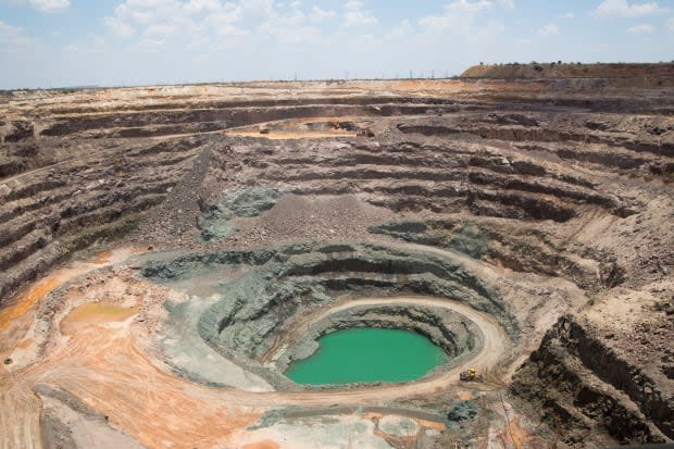 Orapa, the world's largest open-pit diamond mine by area, located in Botswana. Photo: Sophie Elgort/Courtesy of Forevermark