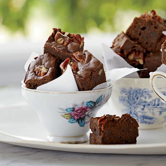 Bacon-Bourbon Brownies with Pecans