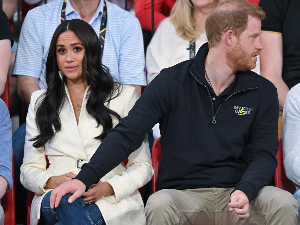 meghan markle and prince harry at the 2022 invictus games