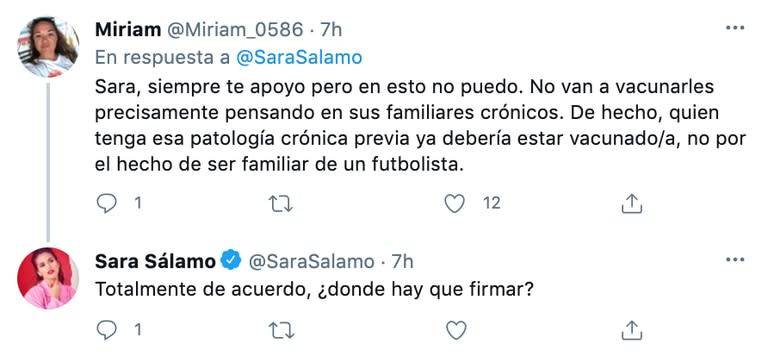 Las críticas de los usuarios a la esposa de Isco Alarcón por defender la vacunación de los futbolistas