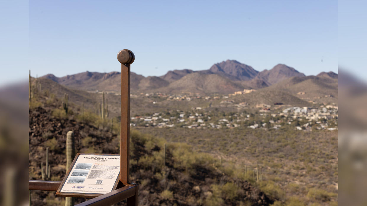  Millenium camera looking out over the town of Tucson Arizona. 