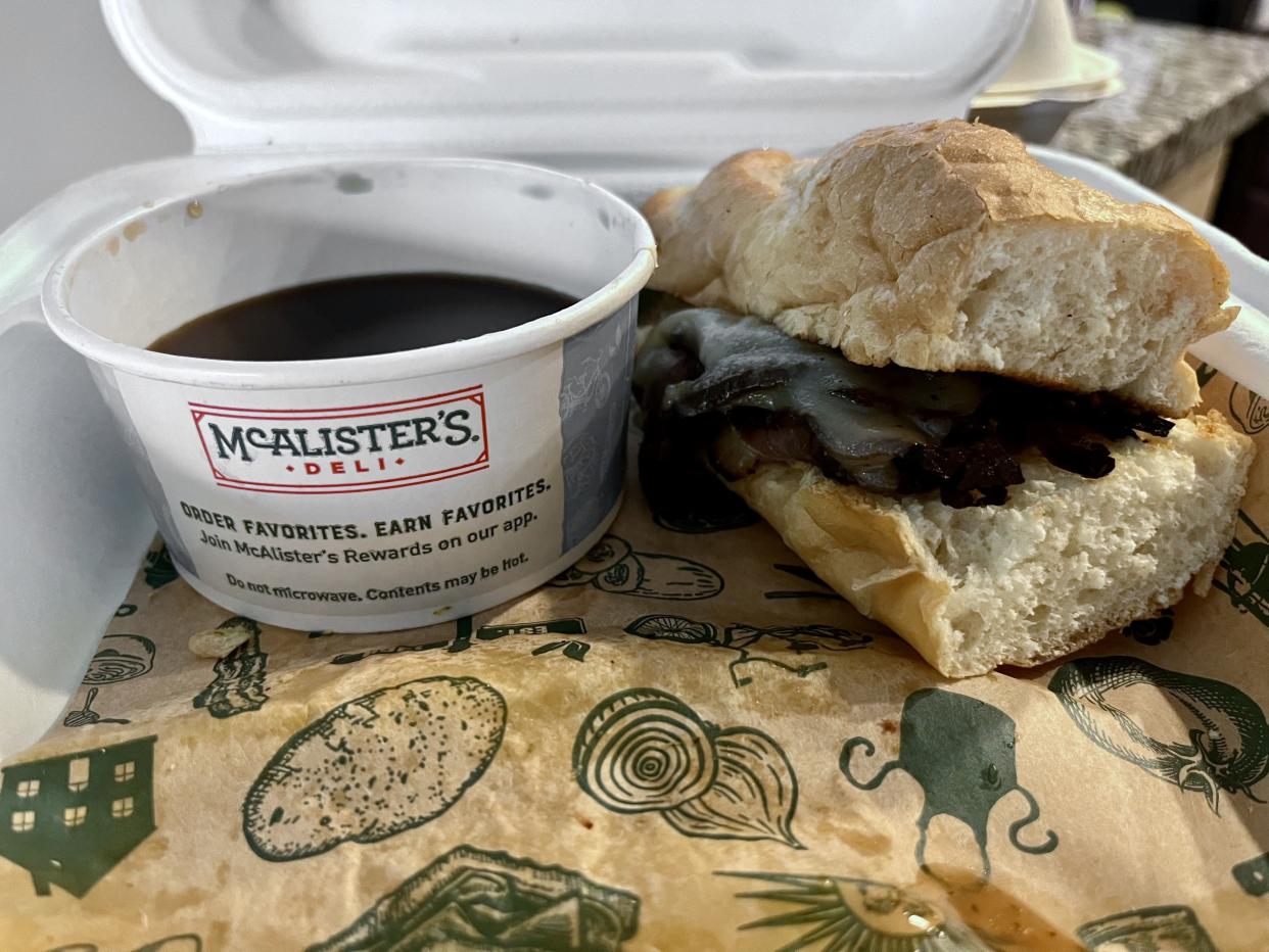 french dip from mcalister's deli