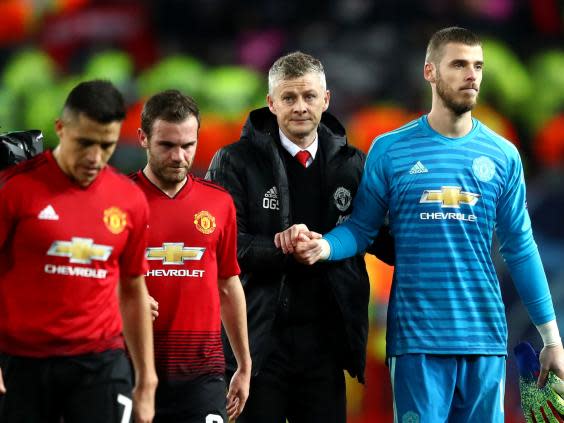 Solskjaer is left needing a response from his players (Getty)