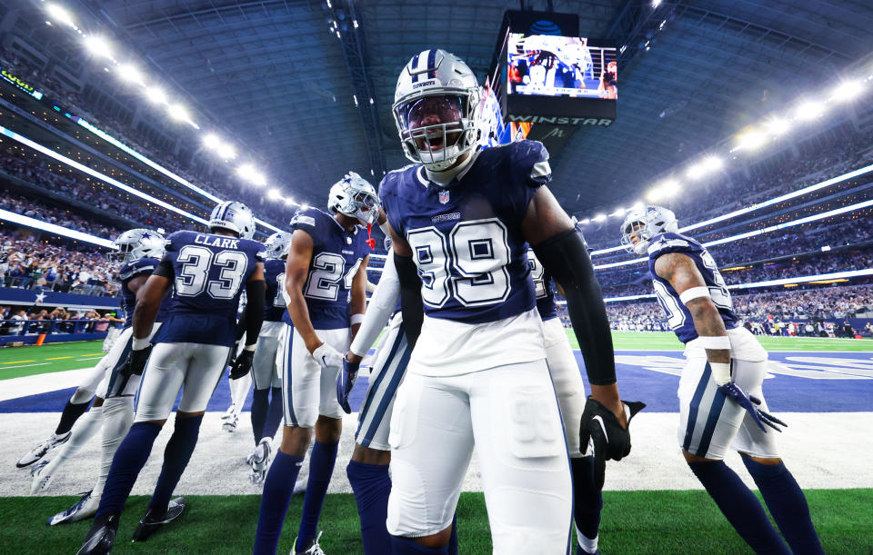 Dallas Cowboys defensive end Chauncey Golston (99) Mandatory Credit: Kevin Jairaj-USA TODAY Sports