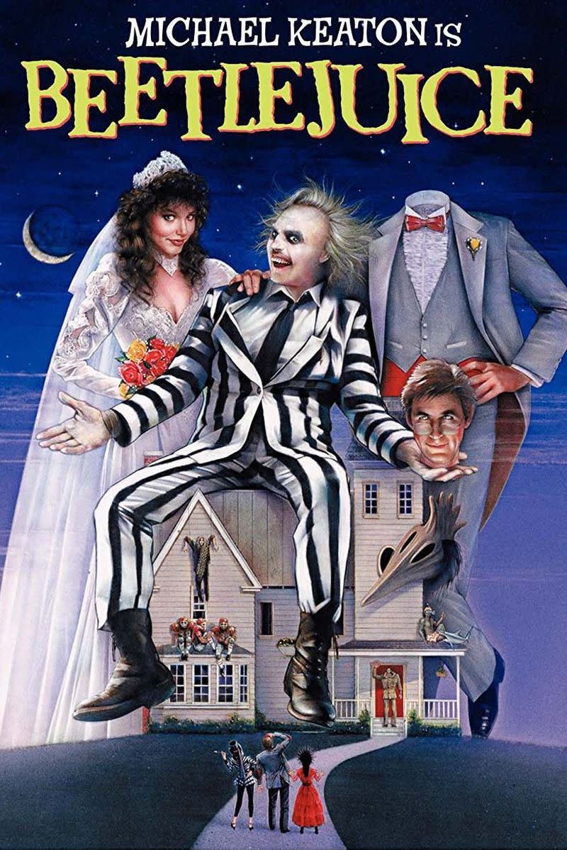<p>When a recently deceased ghost couple discovers that a family has moved into their haunted residence, they hire the evil spirit Beetlejuice to drive the parents and their teenager out for good. </p><p><a class="link " href="https://www.amazon.com/dp/B001EC2ISA?tag=syn-yahoo-20&ascsubtag=%5Bartid%7C10070.g.3104%5Bsrc%7Cyahoo-us" rel="nofollow noopener" target="_blank" data-ylk="slk:Watch on Amazon;elm:context_link;itc:0;sec:content-canvas">Watch on Amazon</a></p>