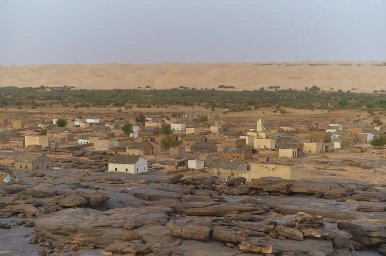 El oasis de Maaden, en el noreste de Mauritania, en una imagen del 21 de junio de 2024 (Michele Cattani)