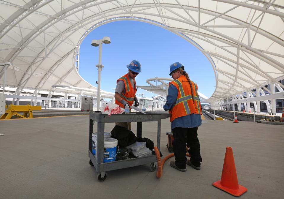 Job gains have averaged 242,000 per month in the last three months. Economists expect the pace of job gains slowed in March.  (AP Photo/Brennan Linsley)