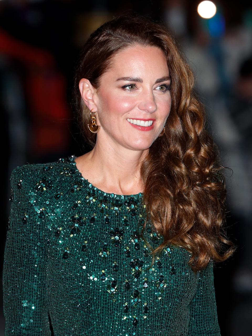 Catherine, Duchess of Cambridge attends the Royal Variety Performance at the Royal Albert Hall on November 18, 2021 in London, England