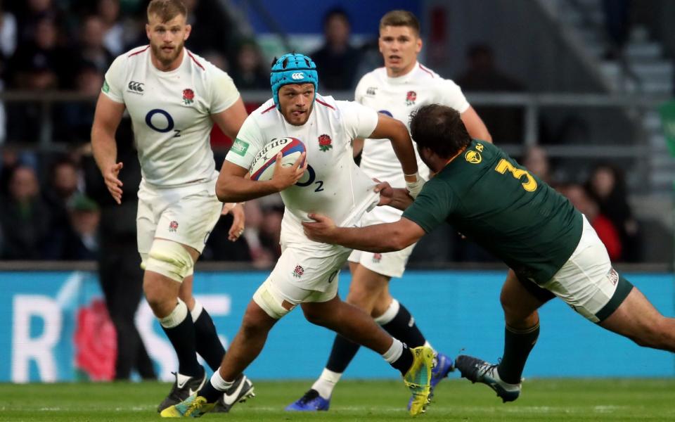  Zach Mercer in action during the Autumn International match at Twickenham Stadium - PA