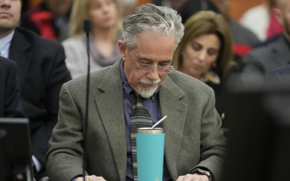 Terry Sanderson listens to the verdict - Getty Images North America