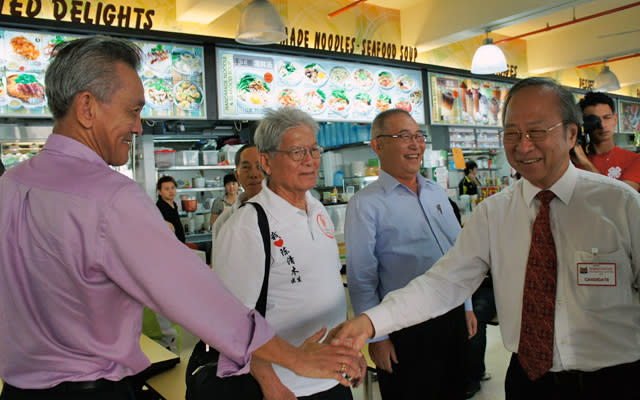 Tan Cheng Bock at his homeground