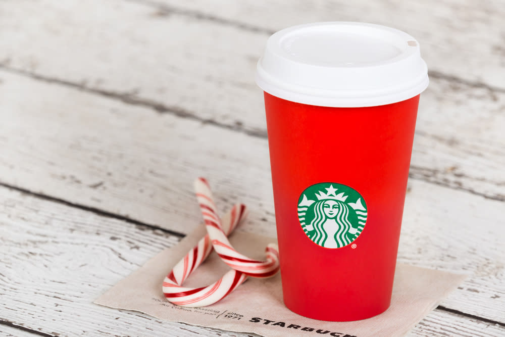 The new Starbucks holiday cups are here — and they’re NOT red