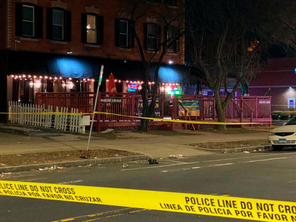 There are multiple victims after a shooting at Majestic Lounge in Hartford, Connecticut, police say: AP