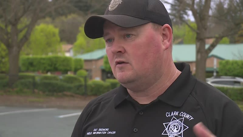 Sgt. Chris Skidmore with the Clark County Sheriff's Office, April 13, 2024 (KOIN)