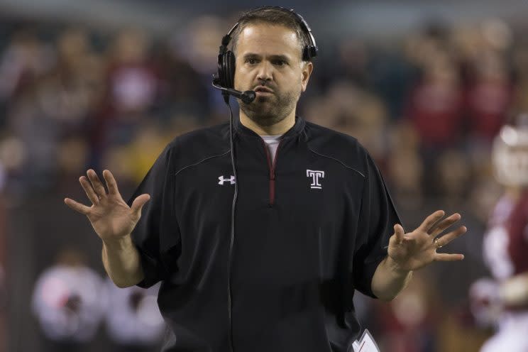 How will Temple handle its first game without Matt Rhule? (AP)