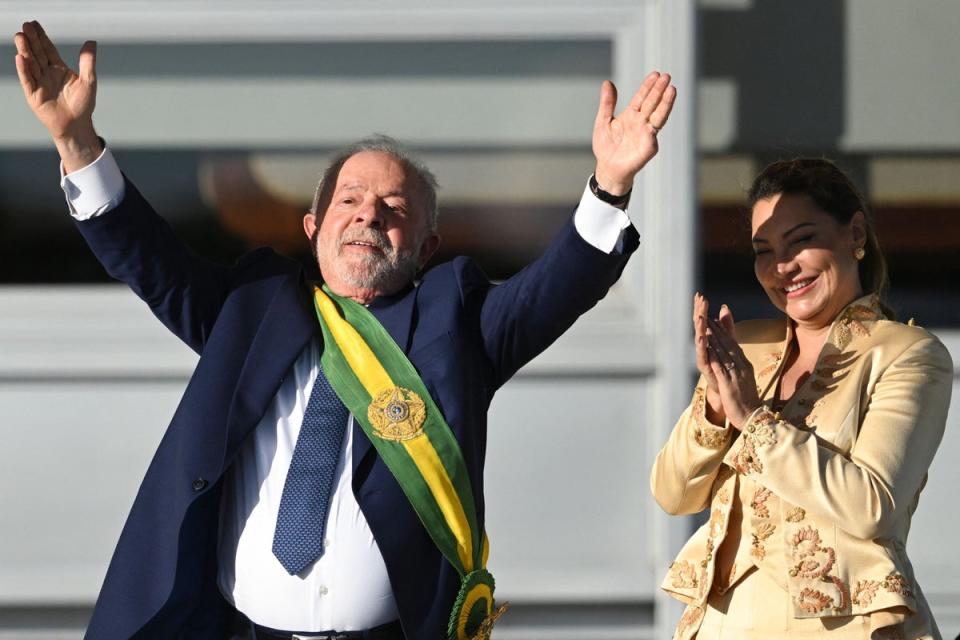 Lula said democracy was the great winner in the election (AFP via Getty Images)