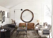 <body> <p>While hewing to a simple palette, this white living room gets plenty of character from its planked walls and carefully curated wooden accessories, such as the antique wood ring <a rel="nofollow noopener" href=" http://www.bobvila.com/slideshow/9-diy-ways-to-redo-your-wall-without-paint-48468?bv=yahoo" target="_blank" data-ylk="slk:wall decoration;elm:context_link;itc:0;sec:content-canvas" class="link ">wall decoration</a>, vintage frames, and rustic occasional tables, all in harmonious browns.</p> <p><strong>Related: <a rel="nofollow noopener" href=" http://www.bobvila.com/slideshow/11-problems-you-can-solve-with-paint-49818?#.Vz4CN5PyuRs?bv=yahoo" target="_blank" data-ylk="slk:11 Problems You Can Solve with Paint;elm:context_link;itc:0;sec:content-canvas" class="link ">11 Problems You Can Solve with Paint</a> </strong> </p> </body>