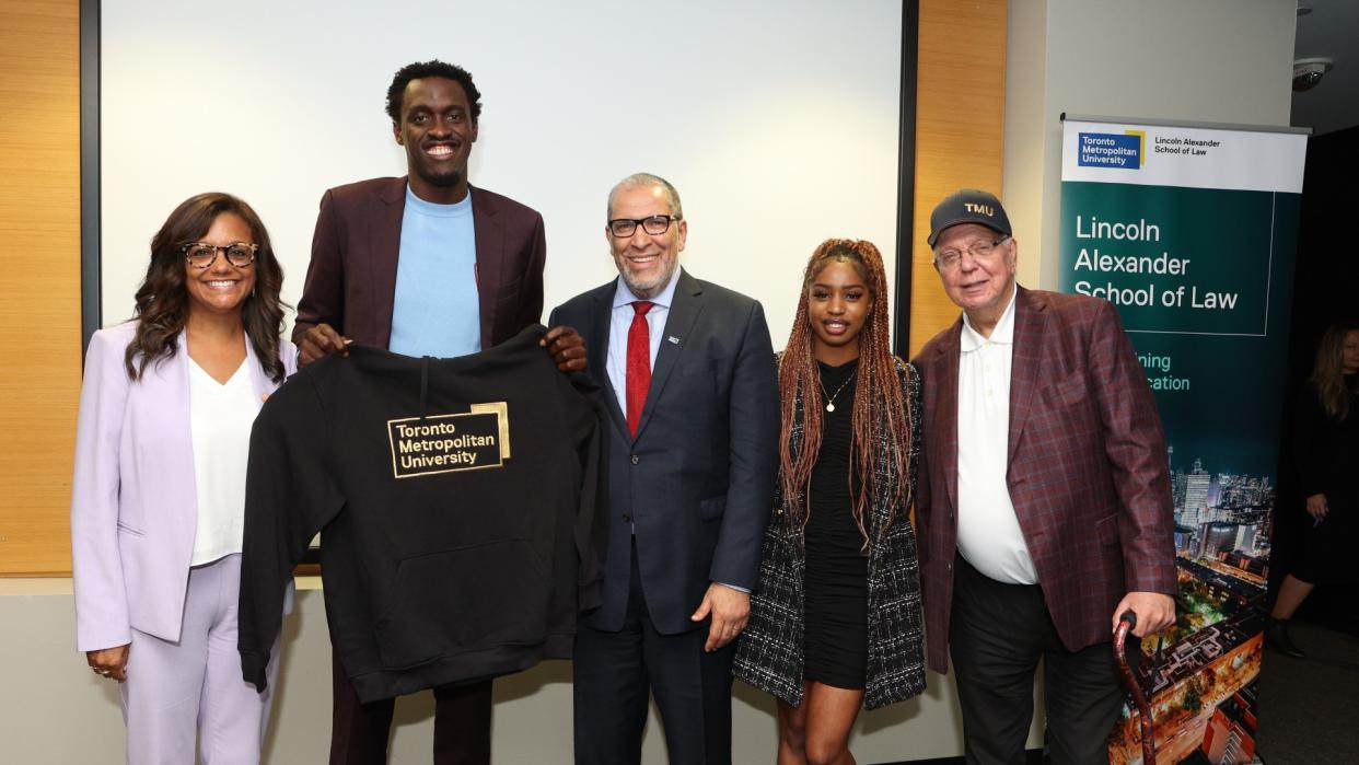 Toronto Raptors star Pascal Siakam wants to bridge the gap between young lawyers and organizations working towards positive social change. (Getty Images)