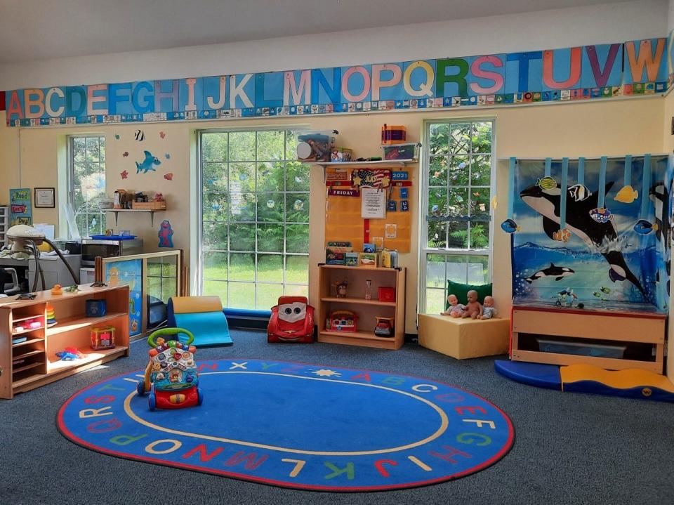 Pictured is the daycare space at SSTARbirth, a residential recovery program for pregnant women and new mothers.