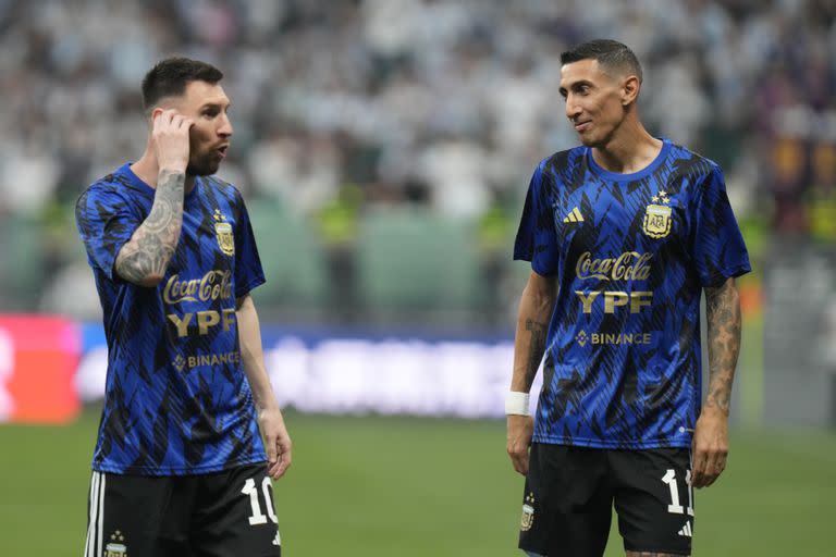 Lionel Messi y Ángel Di María, una historia compartida largo tiempo en la selección.