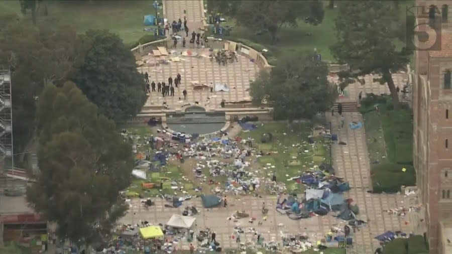 UCLA Protest Encampment Cleared
