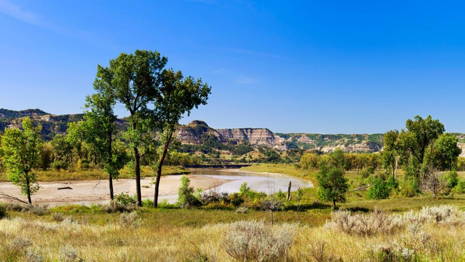 The Little Missouri River is affectionately nicknamed "Little Mo" or "Little Muddy."