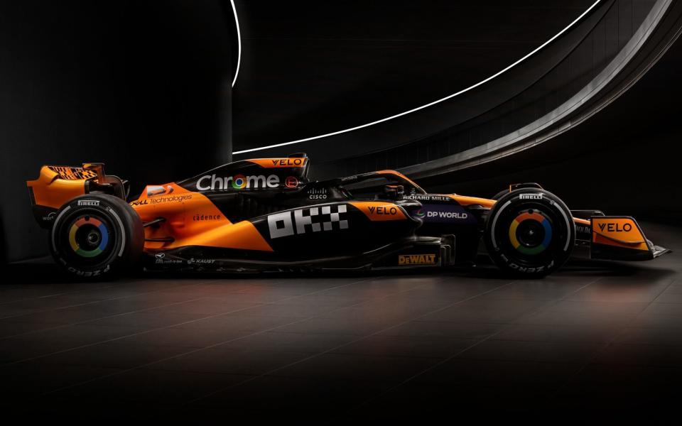 An image of McLaren's new livery