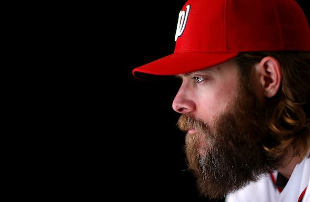 R.I.P Werth's Beard -- Again  Beard, Jayson werth, Gorgeous men