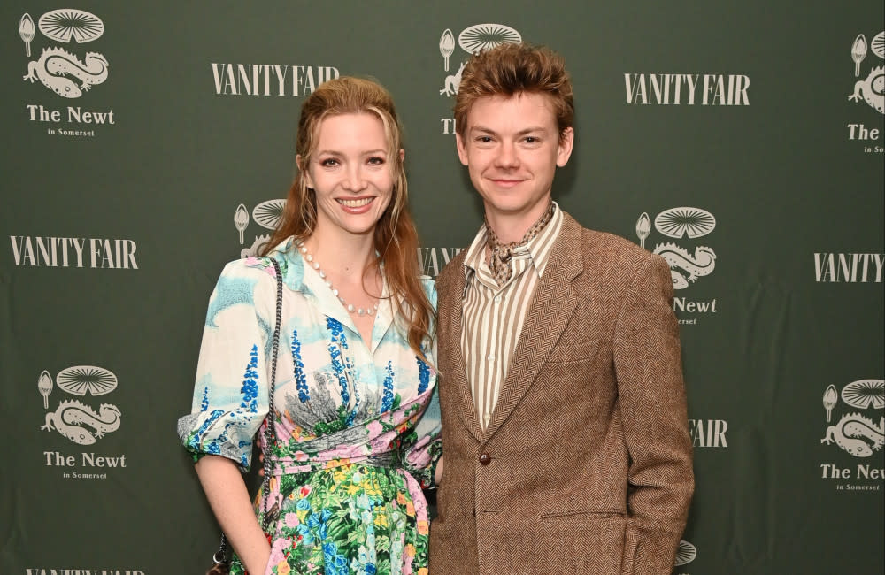 Talulah Riley, Thomas Brodie-Sangster credit:Bang Showbiz