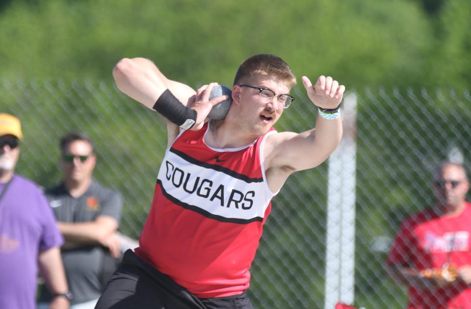 Division III regional track meet at Heath High School.