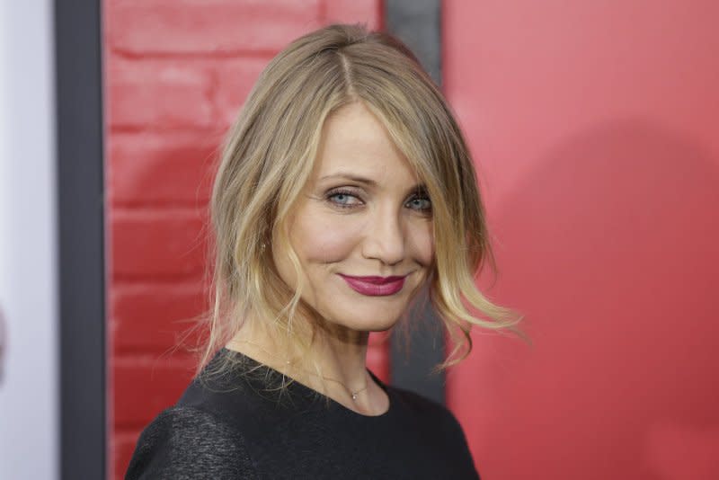 Cameron Diaz discussed her husband, Benji Madden, and the songs he makes up for their daughter on "The Tonight Show starring Jimmy Fallon." File Photo by John Angelillo/UPI