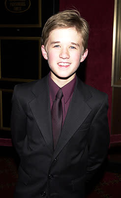 Haley Joel Osment at the New York premiere of Warner Brothers' A.I.: Artificial Intelligence
