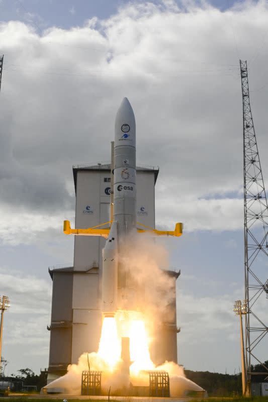 Europe's Ariane 6 rocket takes off, in Kourou