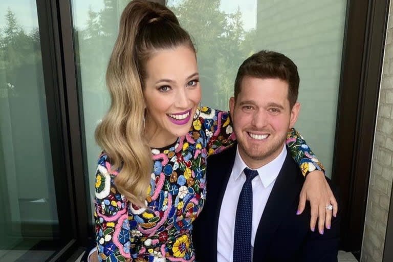 Luciana Lopilato y Michael Bublé compartieron una romántica cena en Vancouver