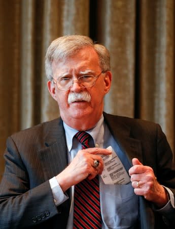 U.S. National Security Advisor John Bolton visits London