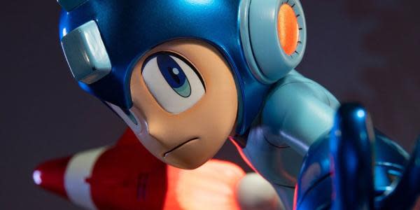 Así de dinámico se ve Mega Man en esta increíble figura