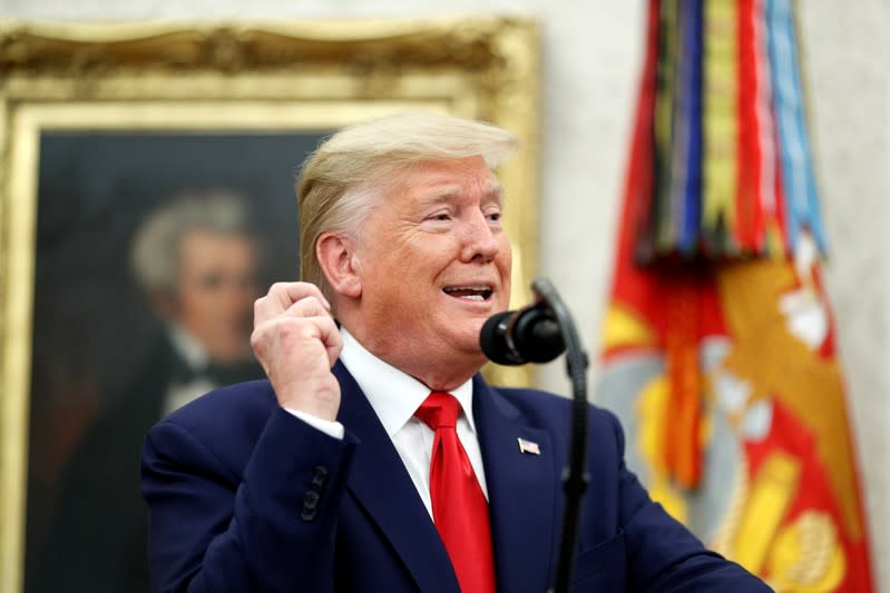 U.S. President Trump hosts a presidential Medal of Freedom ceremony for Roger Penske at the White House in Washington