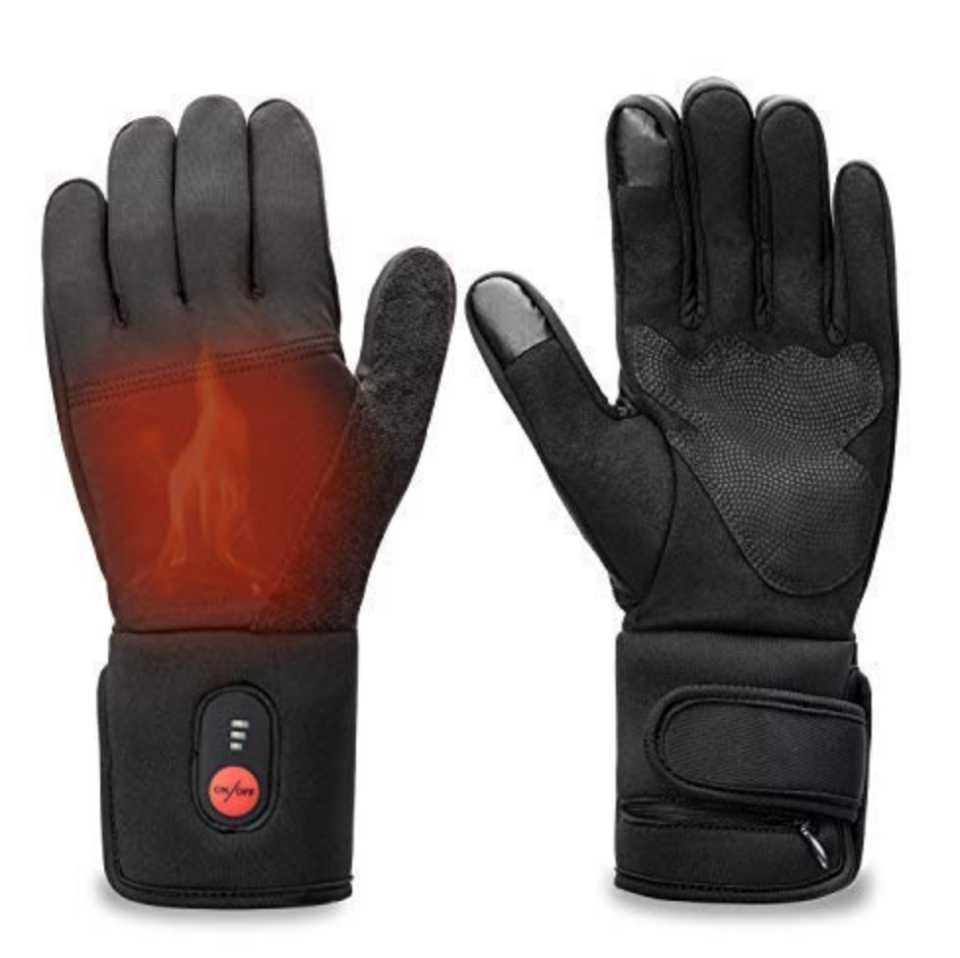 2) Rechargeable Electric Battery Heated Gloves