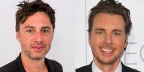 <p>We can't stop looking at this side by side picture...</p><p>If you don't see the resemblance yet, <a href="https://twitter.com/zachbraff/status/981583227247845377/photo/1" rel="nofollow noopener" target="_blank" data-ylk="slk:check out this 'face swap' (remember when that was a thing?) image;elm:context_link;itc:0;sec:content-canvas" class="link ">check out this 'face swap' (remember when that was a thing?) image </a>the two actors did back in the day which Braff shared on Twitter in 2018.</p><p>The joke has been ongoing for years, with Braff commenting on a People cover shoot of Shepard with his wife Kristen Bell, writing: 'We look cute here', tagging the Good Place star.</p>