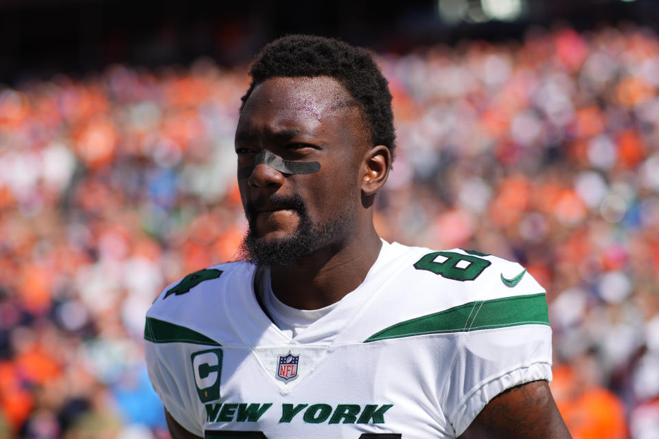 Corey Davis played two seasons with the Jets after four with the Titans. (Photo by Cooper Neill/Getty Images)