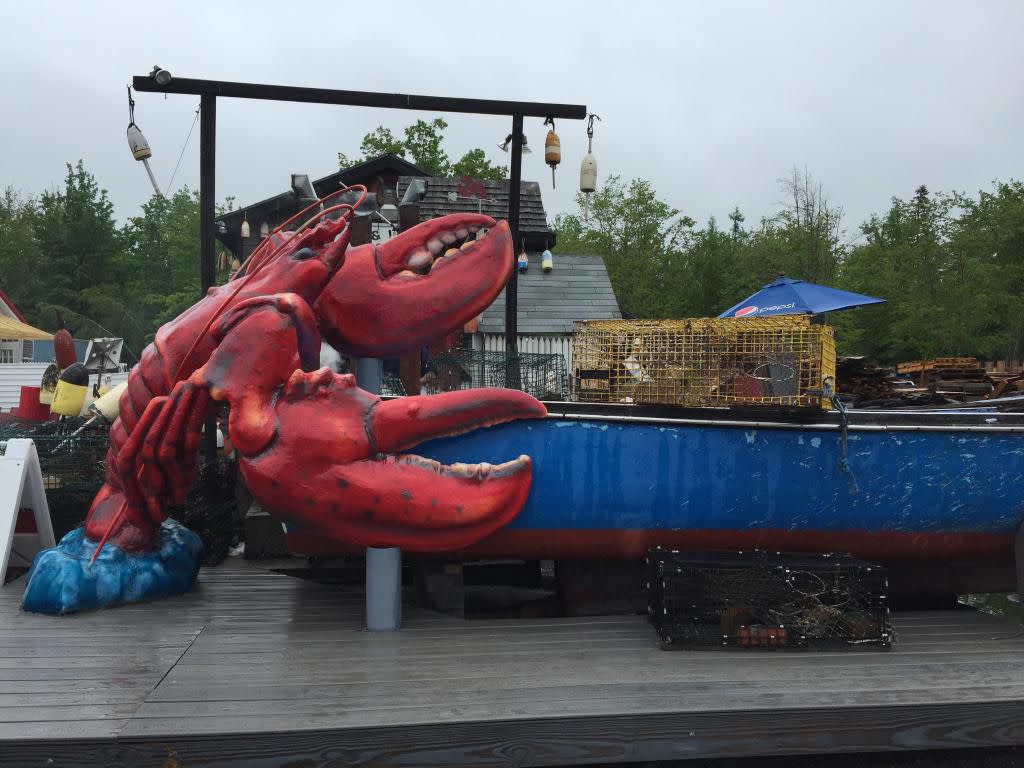 Maine: Large Angry Lobster