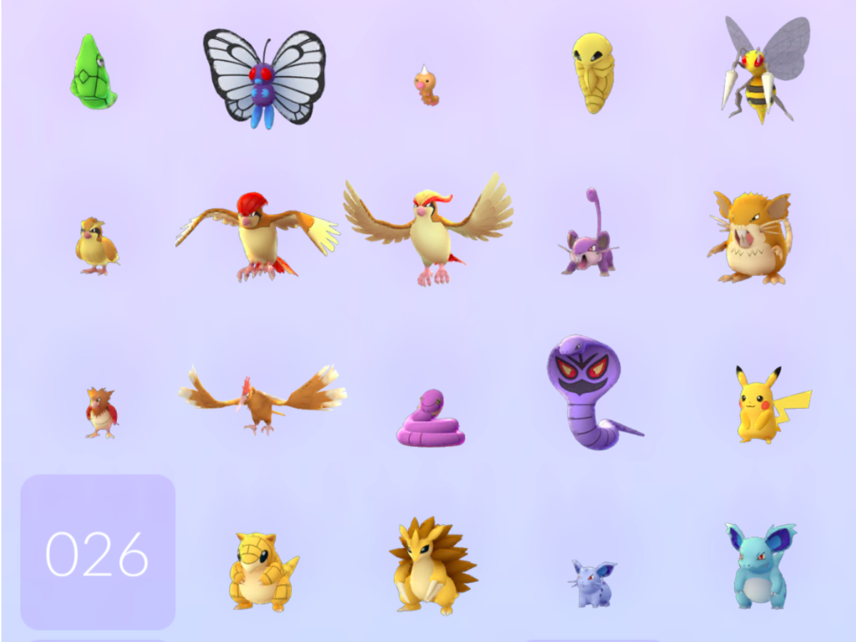 Shiny Pikachu (flying purple balloons) 