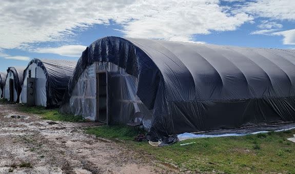 Mayday Farm, LLC in Delaware County, Oklahoma. (Photo courtesy: Oklahoma Bureau of Narcotics Marijuana Enforcement Teams)