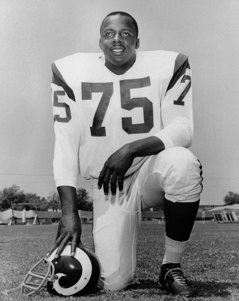 David "Deacon" Jones - He really said this: "Sacking a quarterback is just like you devastate a city or you cream a multitude of people. I mean it's just like you put all the offensive players in one bag and I just take a baseball bat and beat on the bag."