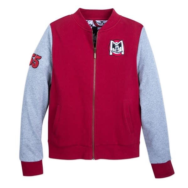 Mickey Mouse Club women’s varsity jacket, $70, shopdisney.com