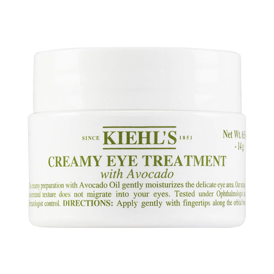 <p><a href="https://go.redirectingat.com?id=74968X1596630&url=https%3A%2F%2Fbluemercury.com%2Fproducts%2Fkiehls-since-1851-creamy-eye-treatment-with-avocado&sref=https%3A%2F%2Fwww.harpersbazaar.com%2Fbeauty%2Fskin-care%2Fa60130347%2Fhow-to-get-rid-of-under-eye-bags-explained%2F" rel="nofollow noopener" target="_blank" data-ylk="slk:Shop Now;elm:context_link;itc:0;sec:content-canvas" class="link ">Shop Now</a></p><p>Creamy Eye Treatment With Avocado</p><p>bluemercury.com</p><p>$37.00</p><span class="copyright">Bluemercury</span>