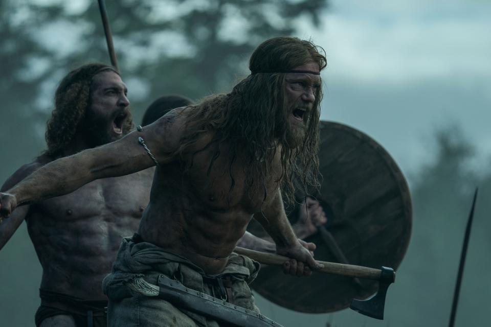 Alexander Skarsgård plays a Viking berzerker out to avenge his father's murder in "The Northman."