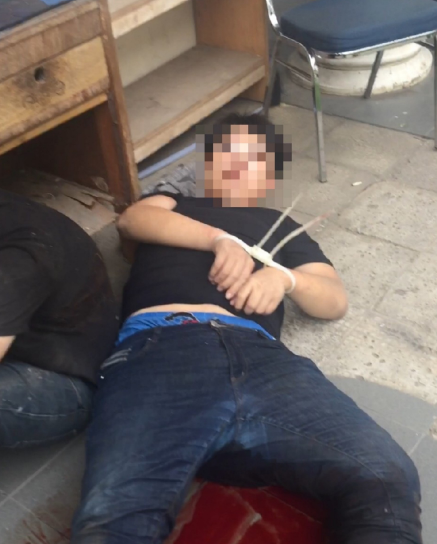 去年7月台、印警方聯手破獲販毒集團，其中有台灣嫌犯中槍受傷。（刑事局提供）